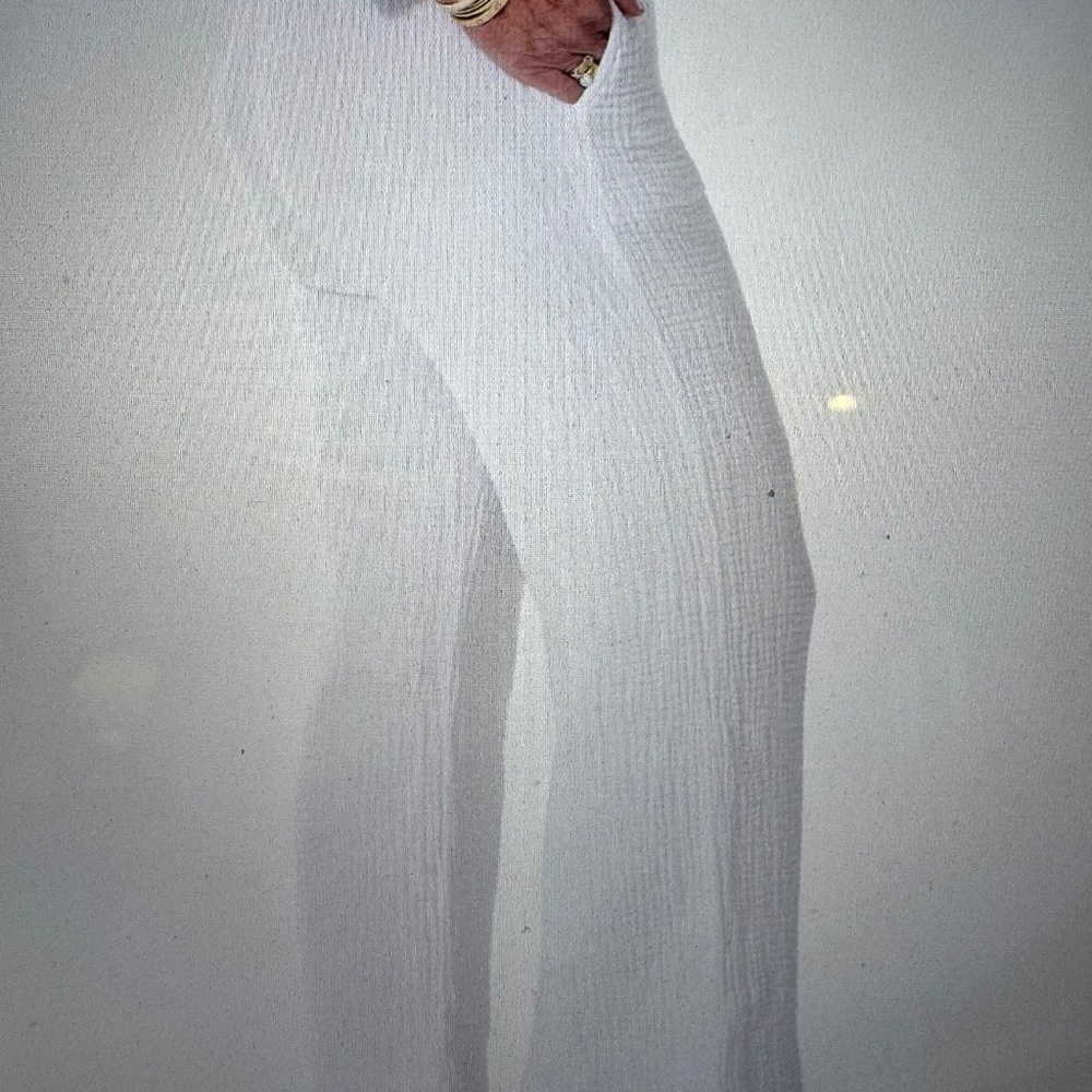 Chic White Women's Straight Leg Pants